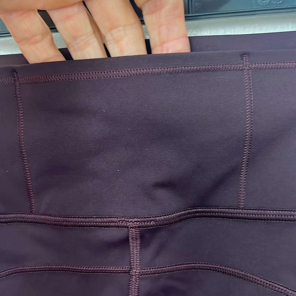 #28 Lululemon Fast Free Crop ll Nulux 19" 
Sz 8, Dark Adobe, Reflective Run Gym - Picture 9 of 14